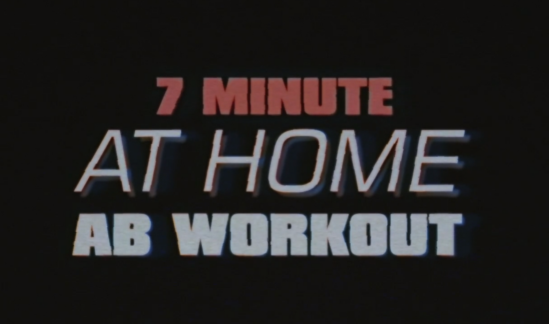 7 Minute At Home- Ab Workout