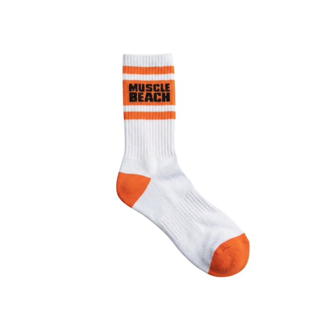 Muscle Beach Logo Socks