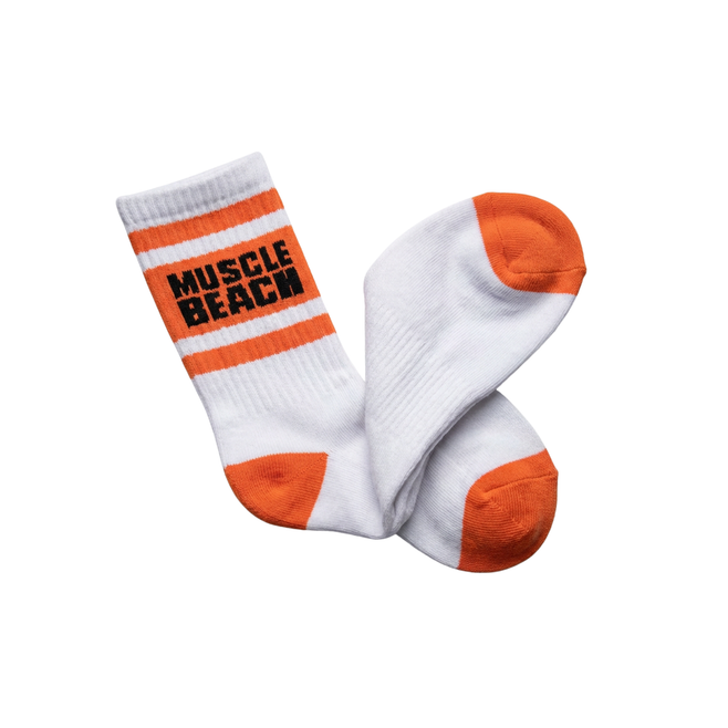 Muscle Beach Logo Socks