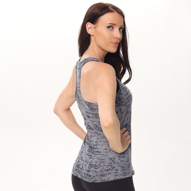 Women's Burnout Racerback - Muscle Beach