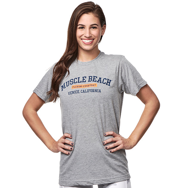 COLLEGE GYM T-SHIRT - Muscle Beach
