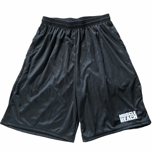 STACKED LOGO ATHLETIC SHORTS - Muscle Beach