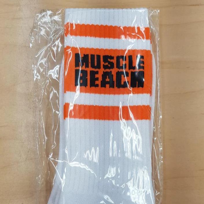 Muscle Beach Logo Socks - Muscle Beach